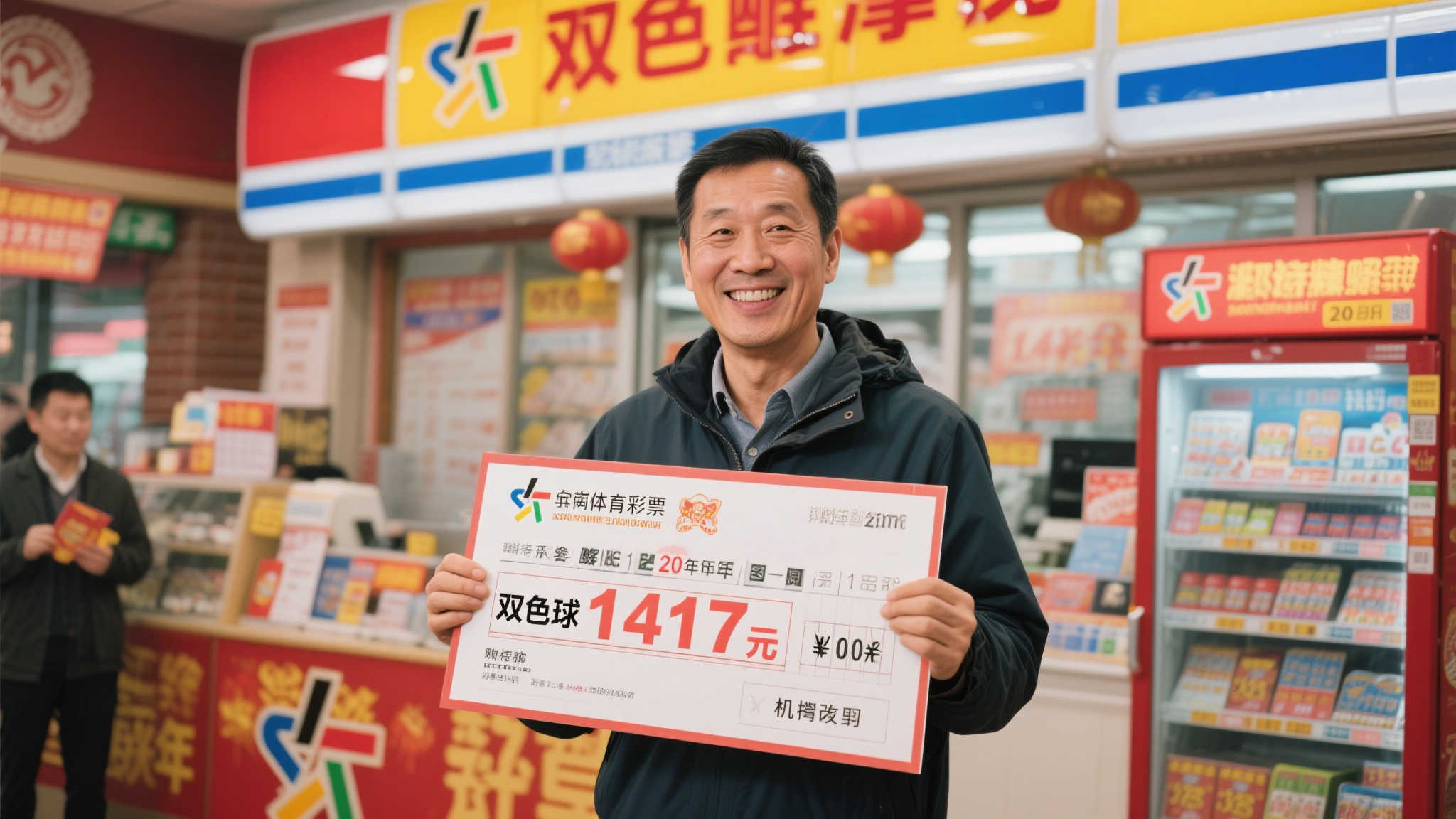 男子购彩20年不间断 机选改号喜中双色球1417万 男子购彩20年不间断 机选改号喜中双色球1417万