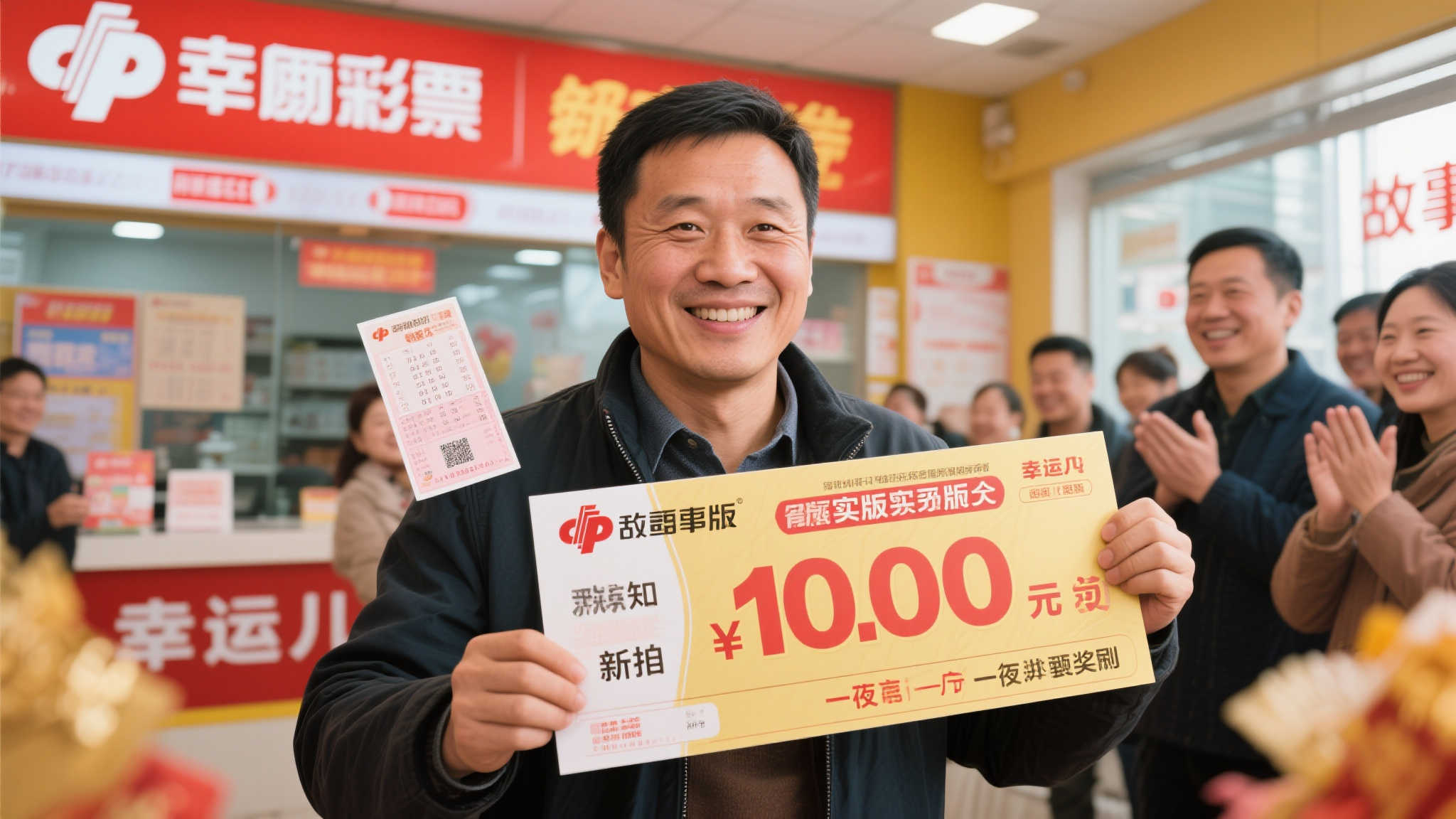 新手彩民首战告捷揽500万大奖 盼望好运再来