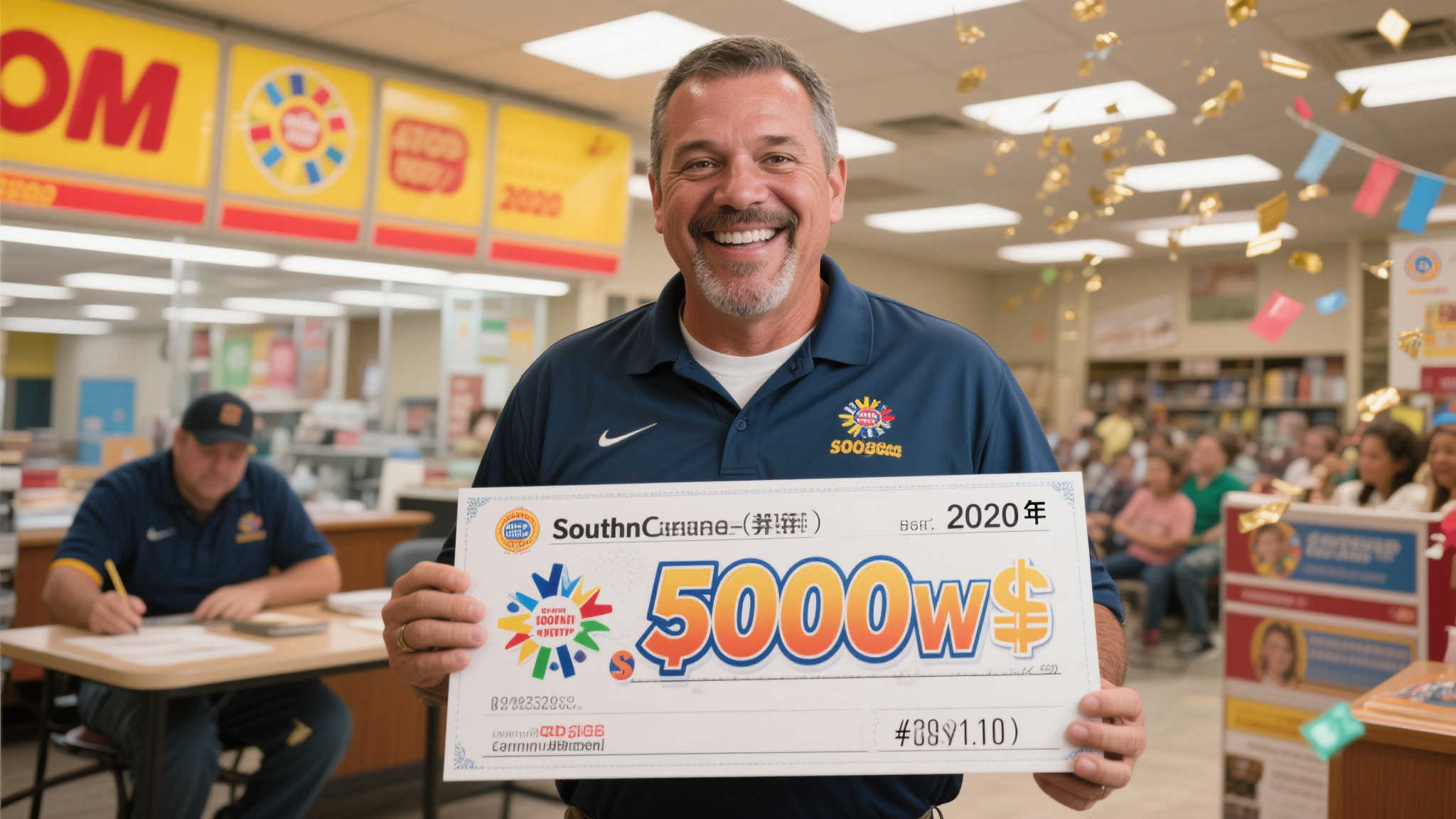 双色球2.45亿大奖得主悄然现身：兑奖全程从容淡定